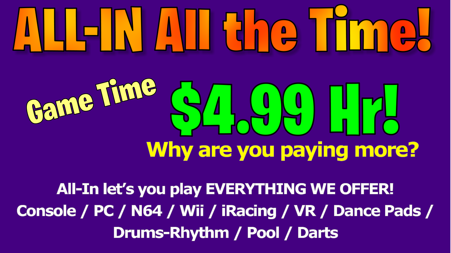 $4.99 Game Time. Why are you paying more?